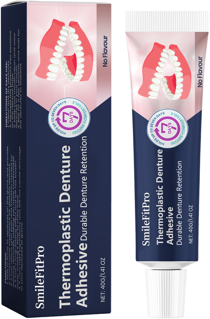 SmileFitPro® Thermoplastic Denture Adhesive ⏳ Durable Denture Retention