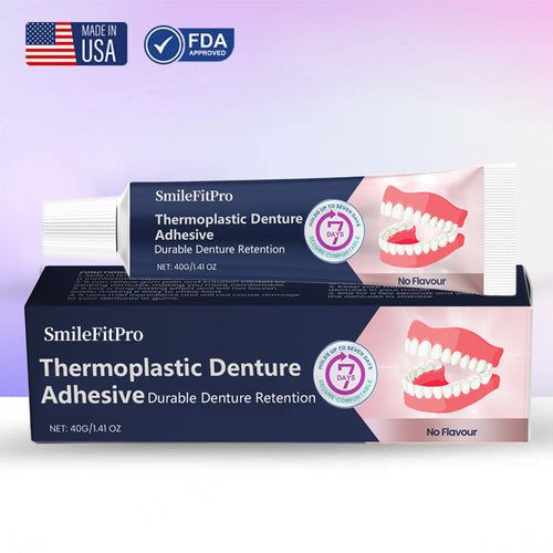 SmileFitPro® Thermoplastic Denture Adhesive ⏳ Durable Denture Retention