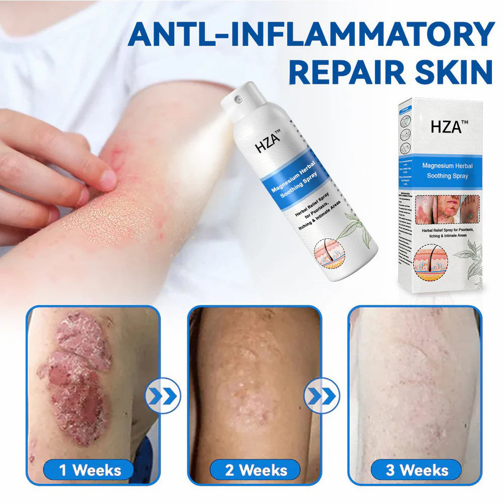 ✅ Official Store: HZA™ Magnesium Herbal Psoriasis Spray ⚕️ FDA Certified