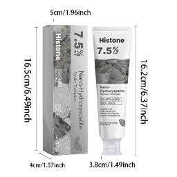 š„HistoneĀ® Fluoride-Free Hydroxyapatite Enamel Repairing Breath Freshening Whitening Toothpaste