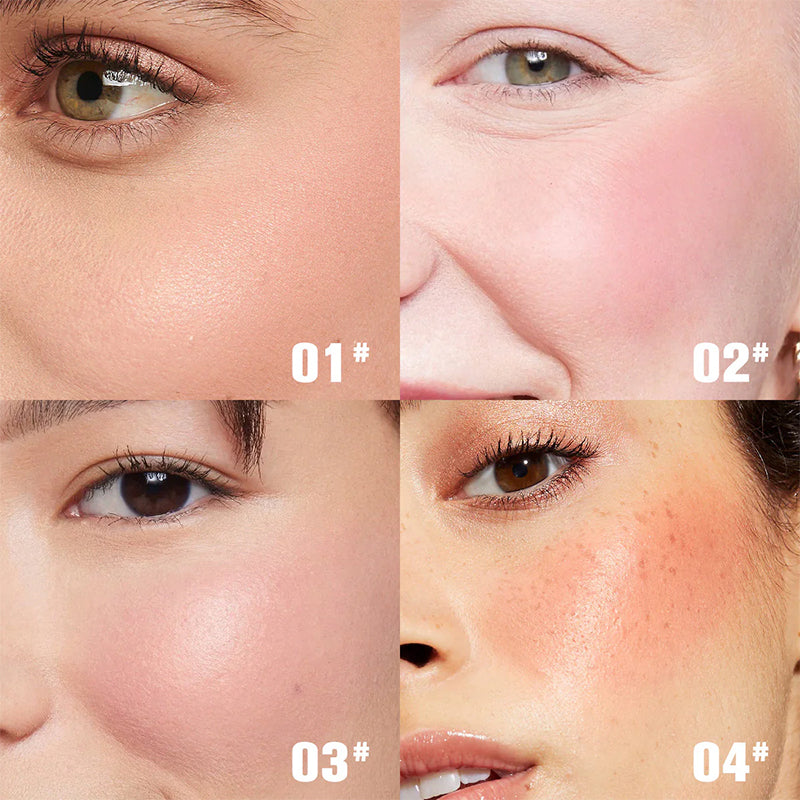 Juxek™ Luminous Powder Blush, Buildable Color, Long Lasting & Waterproof