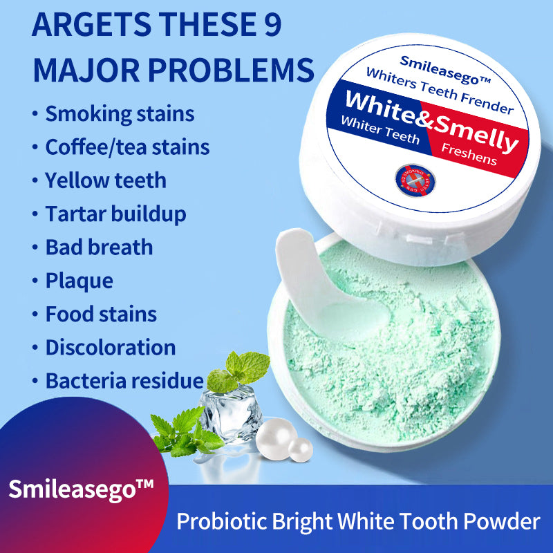 Smileasego™ ProWhite Enzyme Tooth Powder