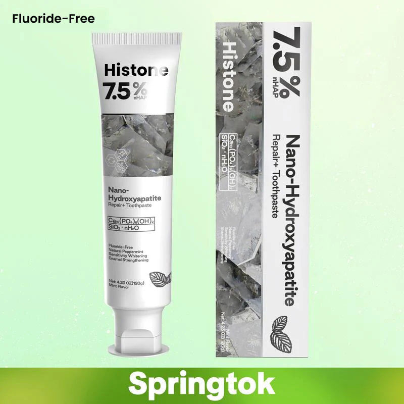 š„HistoneĀ® Fluoride-Free Hydroxyapatite Enamel Repairing Breath Freshening Whitening Toothpaste