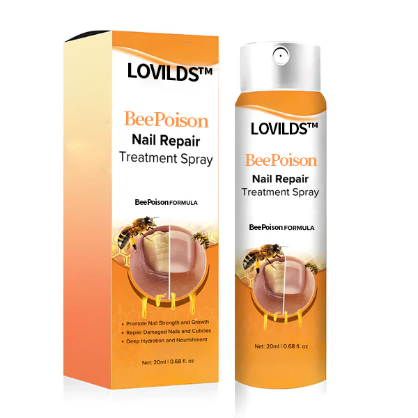LOVILDS™🎉NEW YEAR SALE🎉Save up to 70% 🅾🅵🅵 Bee Venom Nail Repair Treatment Spray