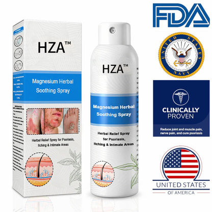 ✅ Official Store: HZA™ Magnesium Herbal Psoriasis Spray ⚕️ FDA Certified